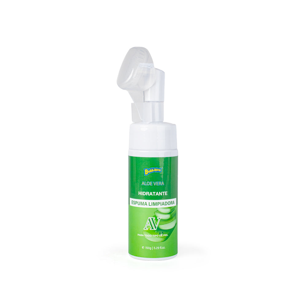 Espuma de limpieza facial Aloe Vera Bubbaluu