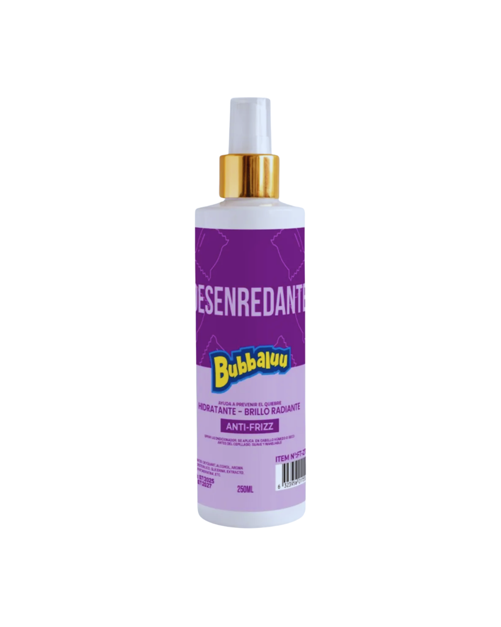 Desenredante Capilar Hidratante AntiFrizz Bubbaluu
