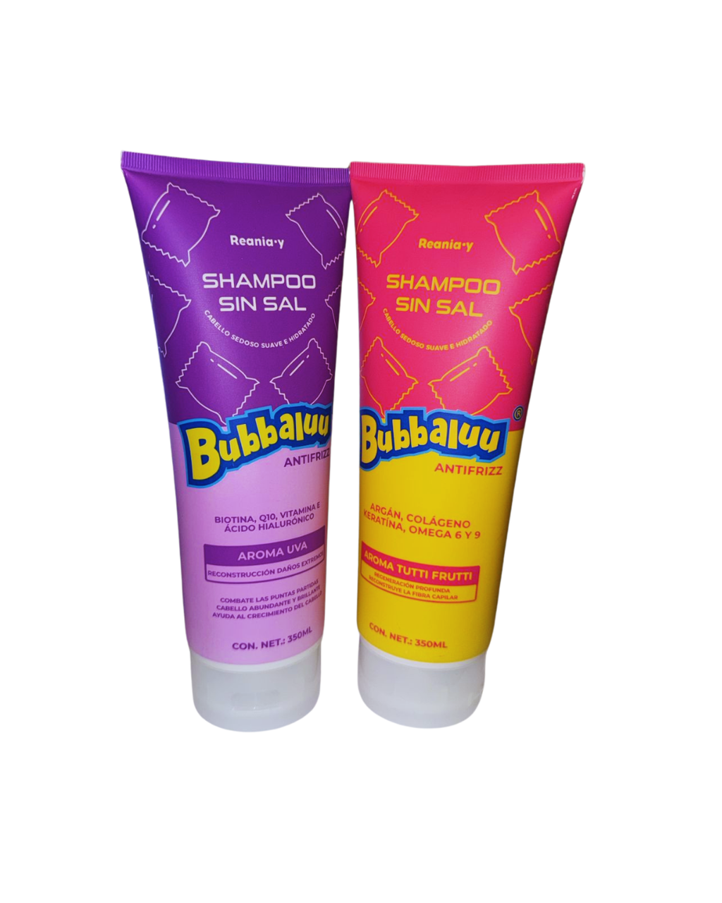 Shampoo Bubbaluu Tuttifrutti / Uva 350ml