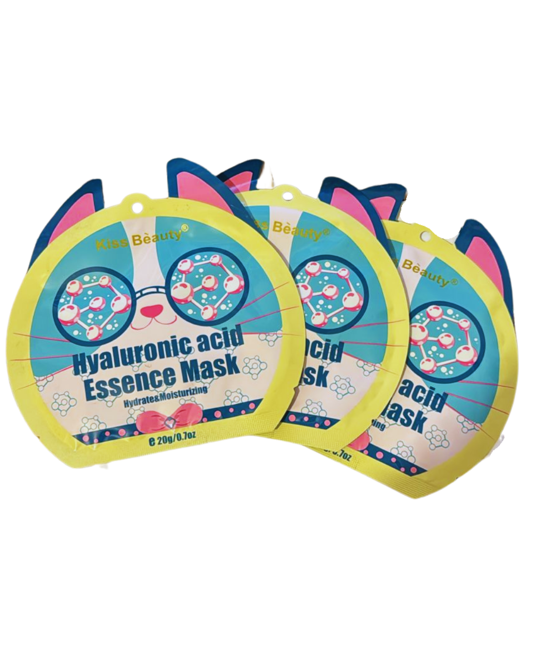 Pack x3 Mascarillas Faciales Kiss Beauty
