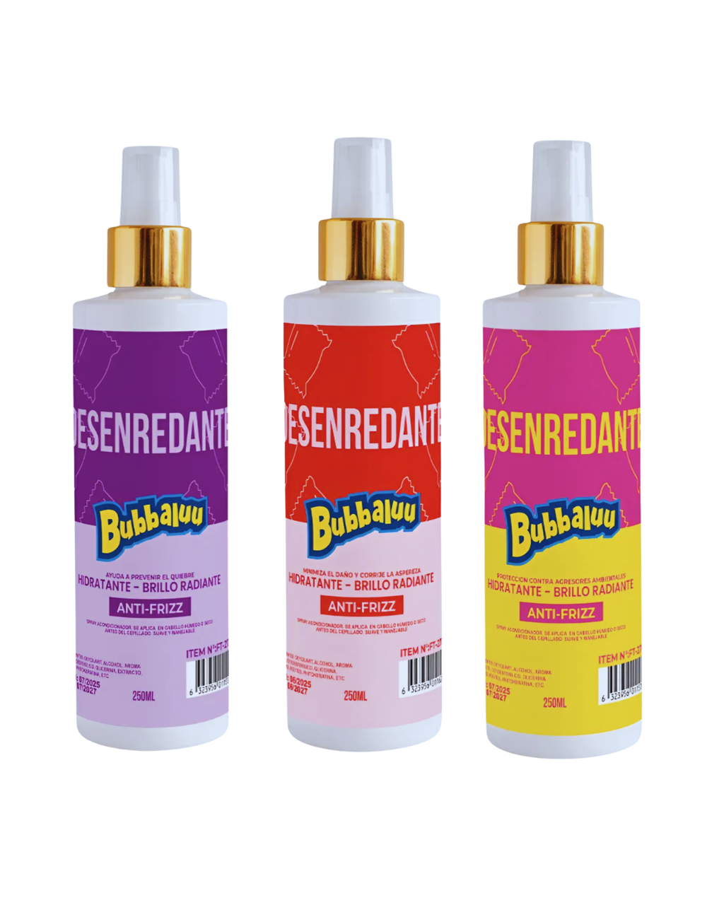 Desenredante Capilar Hidratante AntiFrizz Bubbaluu
